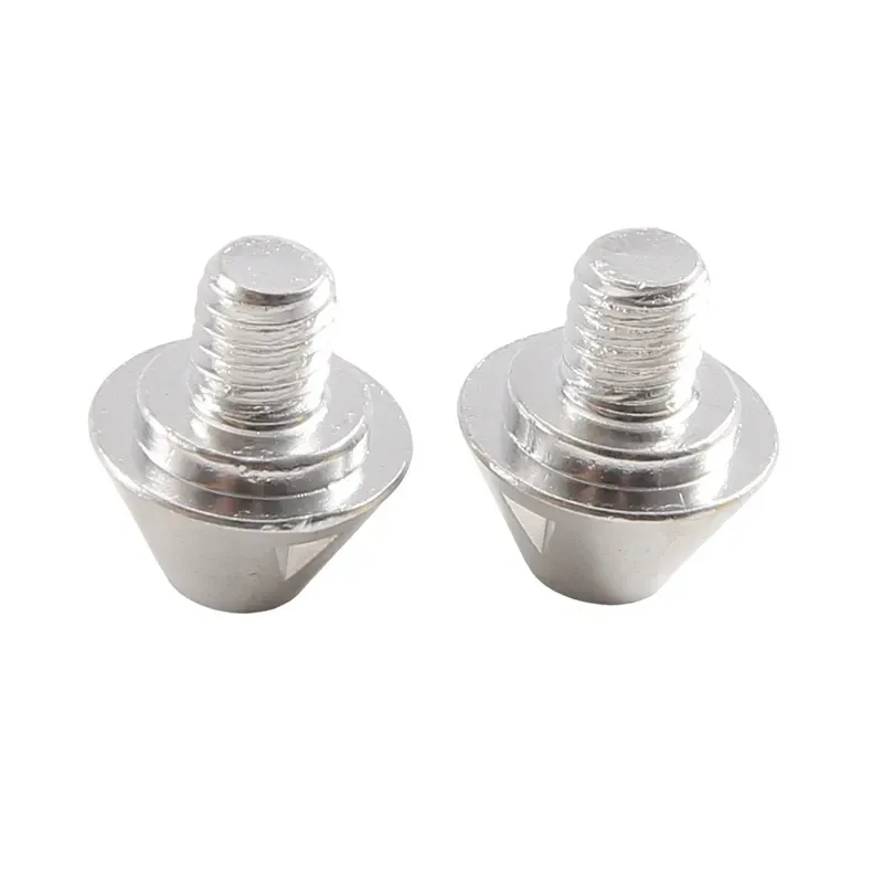 12 PCS M6 Football Shoe Replacement Spikes Studs For - Silver 8mm — image 5