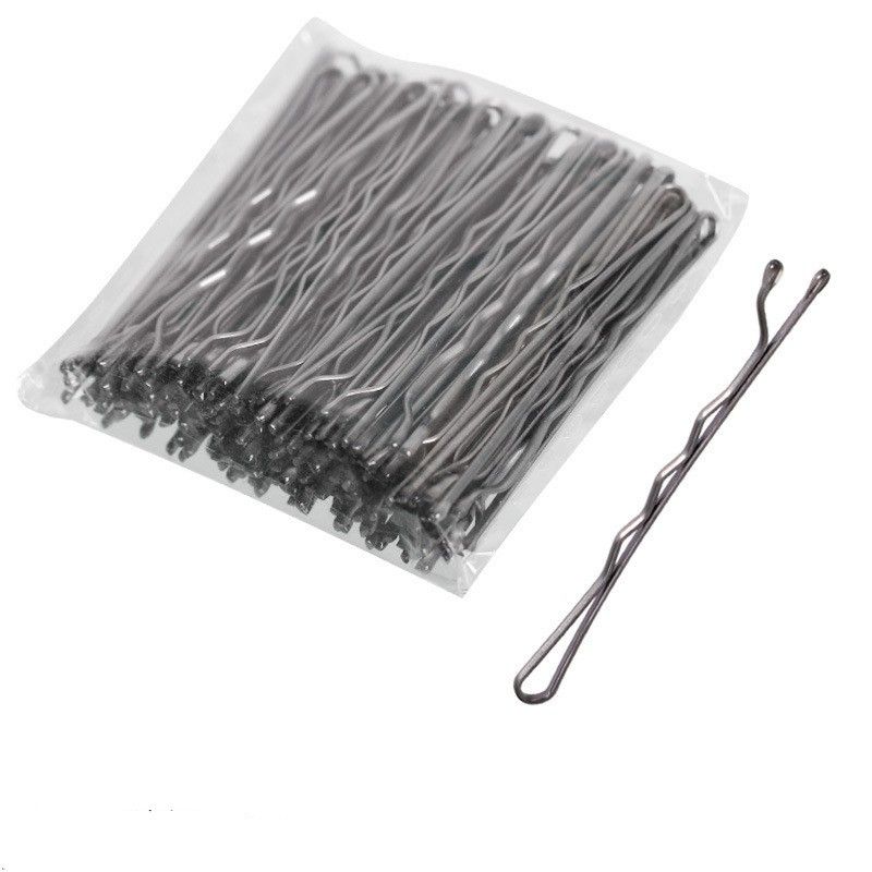100pcs Silver Hair Clips Hairpins Hair Bands โ image 2