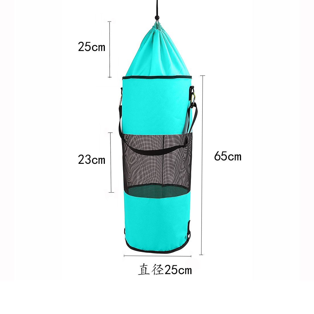 Reusable Boat Mesh Trash Bag, Portable Outdoor Boat Trash Can, Pontoon Boat Accessories, Sundries Storage Bag for Fishing, Kayak โ image 3