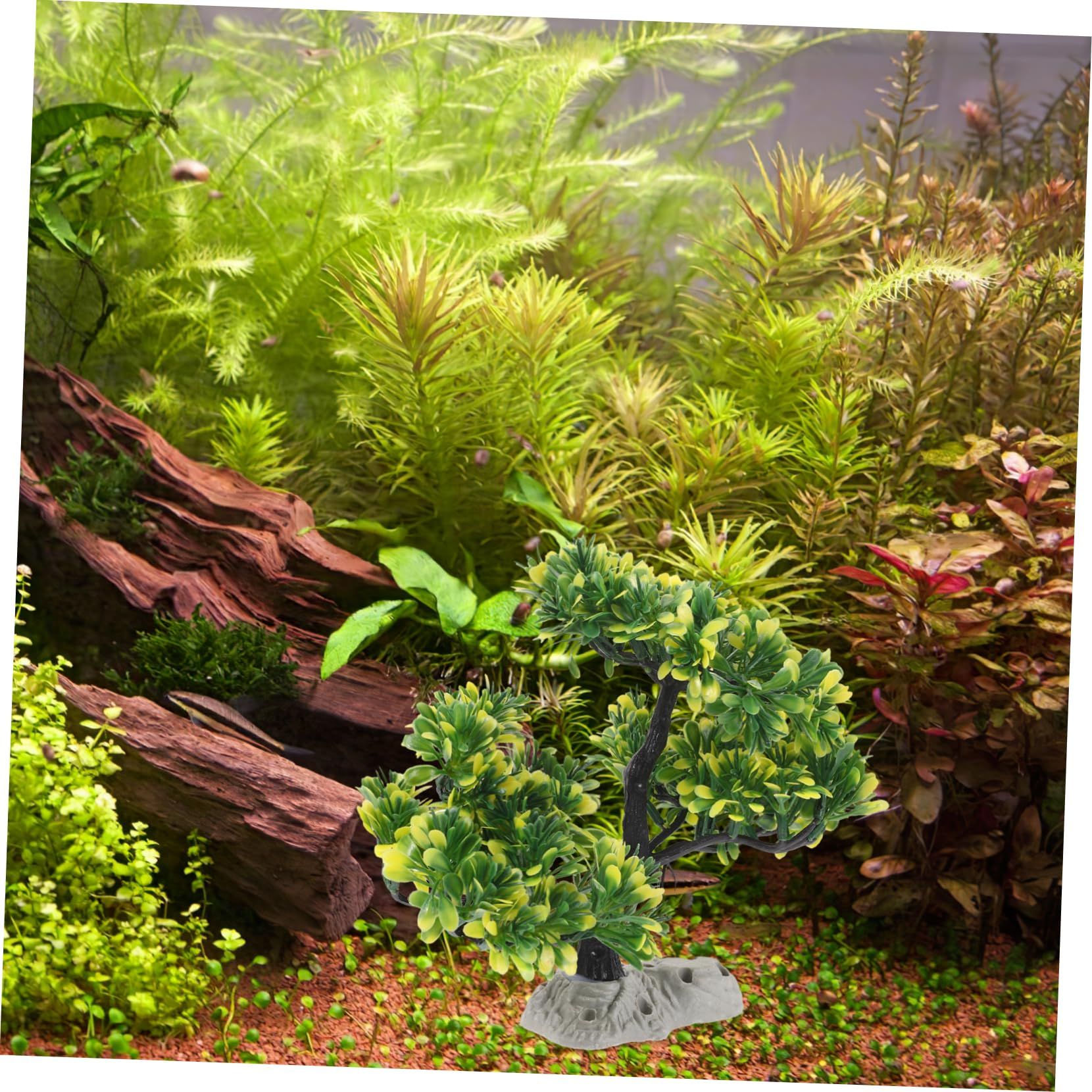 Tank Decorations Fish Tank Decors Large Fish Tank Plant Fake Fish Tank Grass Fish Tank Supplies Plastic Aquarium Decorative Items โ image 3