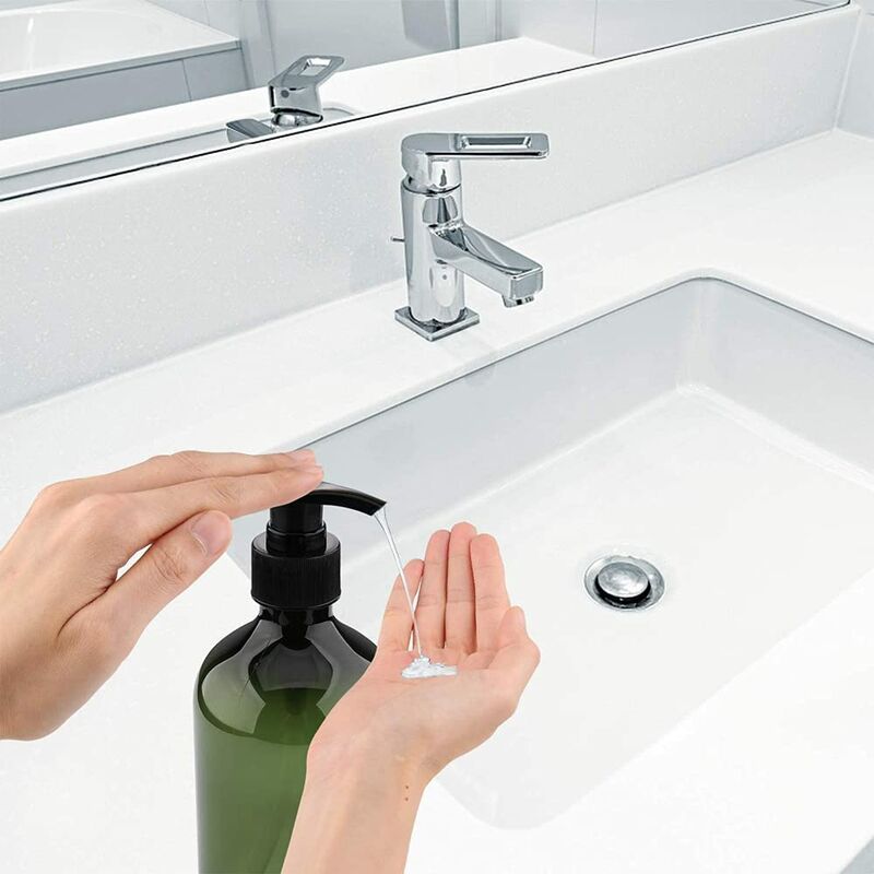 3 pcs 5Ooml Pump Bottles, Shampoo Bottle, Refillable Liquid Dispensers Dispenser Bottle, Empty Refillable Pump โ image 4