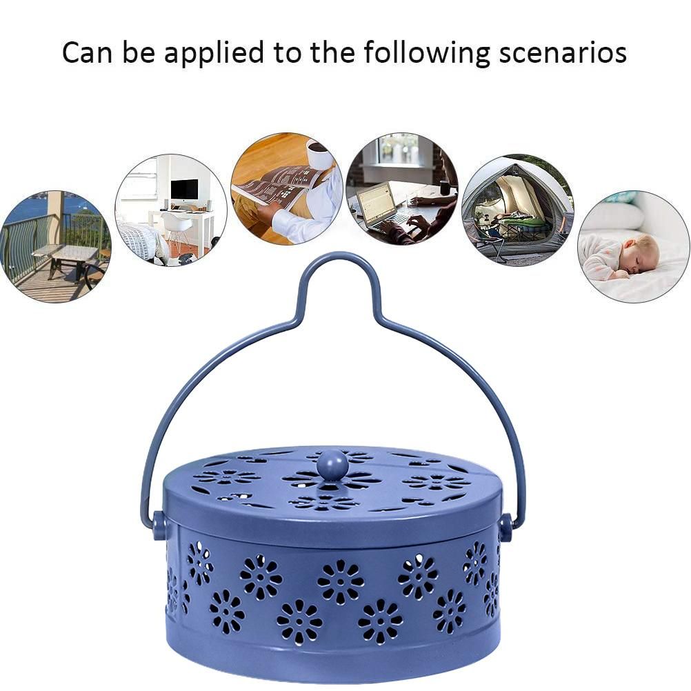 Hollow Mosquito Repellent Incense Holder Mosquito Repellent Incense Coil Container for Bedroom Office Study Multifunctional Box — image 6