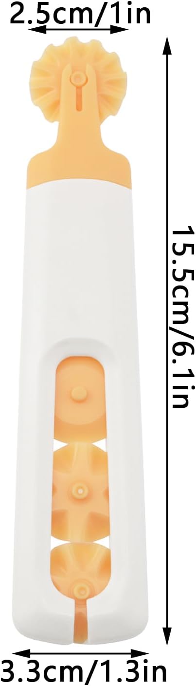 Yellow Raster Pattern Pastry & Tart Cutter - Cake Decorating Tool — image 2