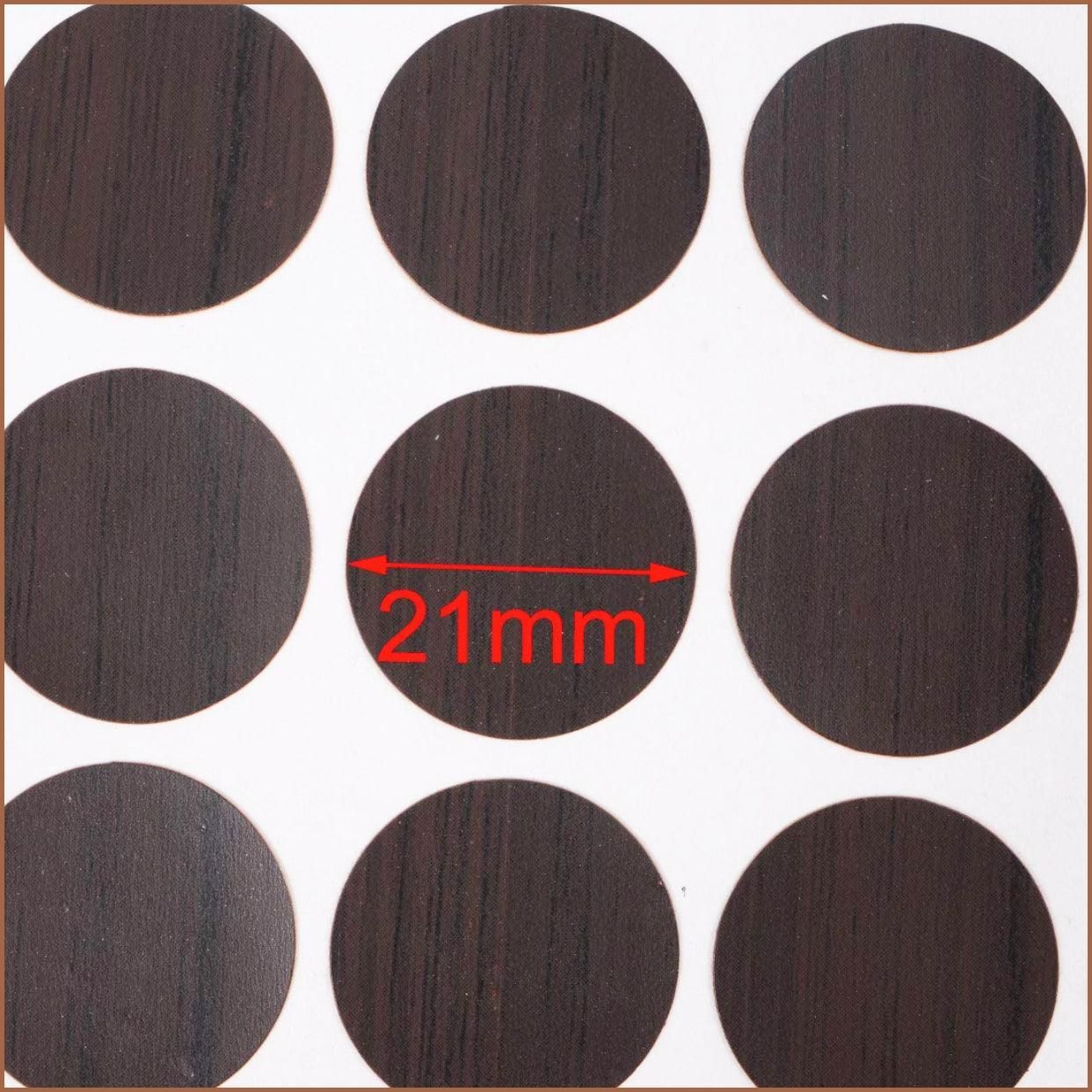 54 X Self Adhesive Decorative Screw Cover Caps Holes Cams Furniture Kitchen 20mm - PC 104 โ image 6