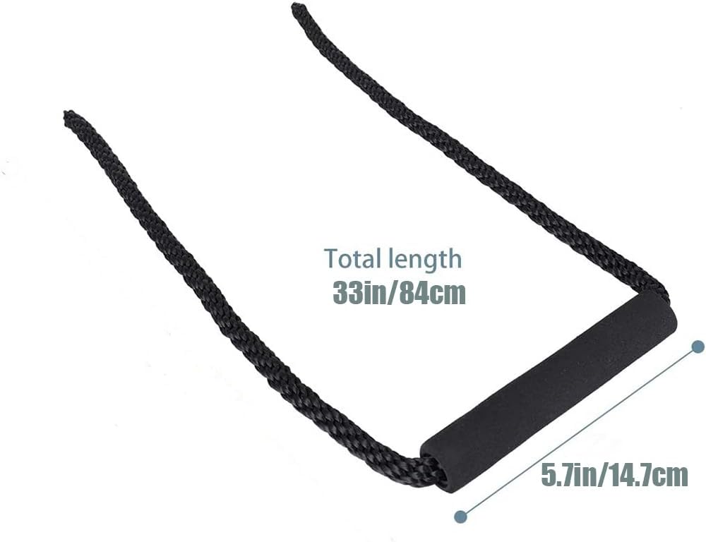 2 Pack Cooler Replacement Handles Rope，Compatible with YETI Tundra & RTIC Coolers，Fit for Rope Handles, Black — image 3