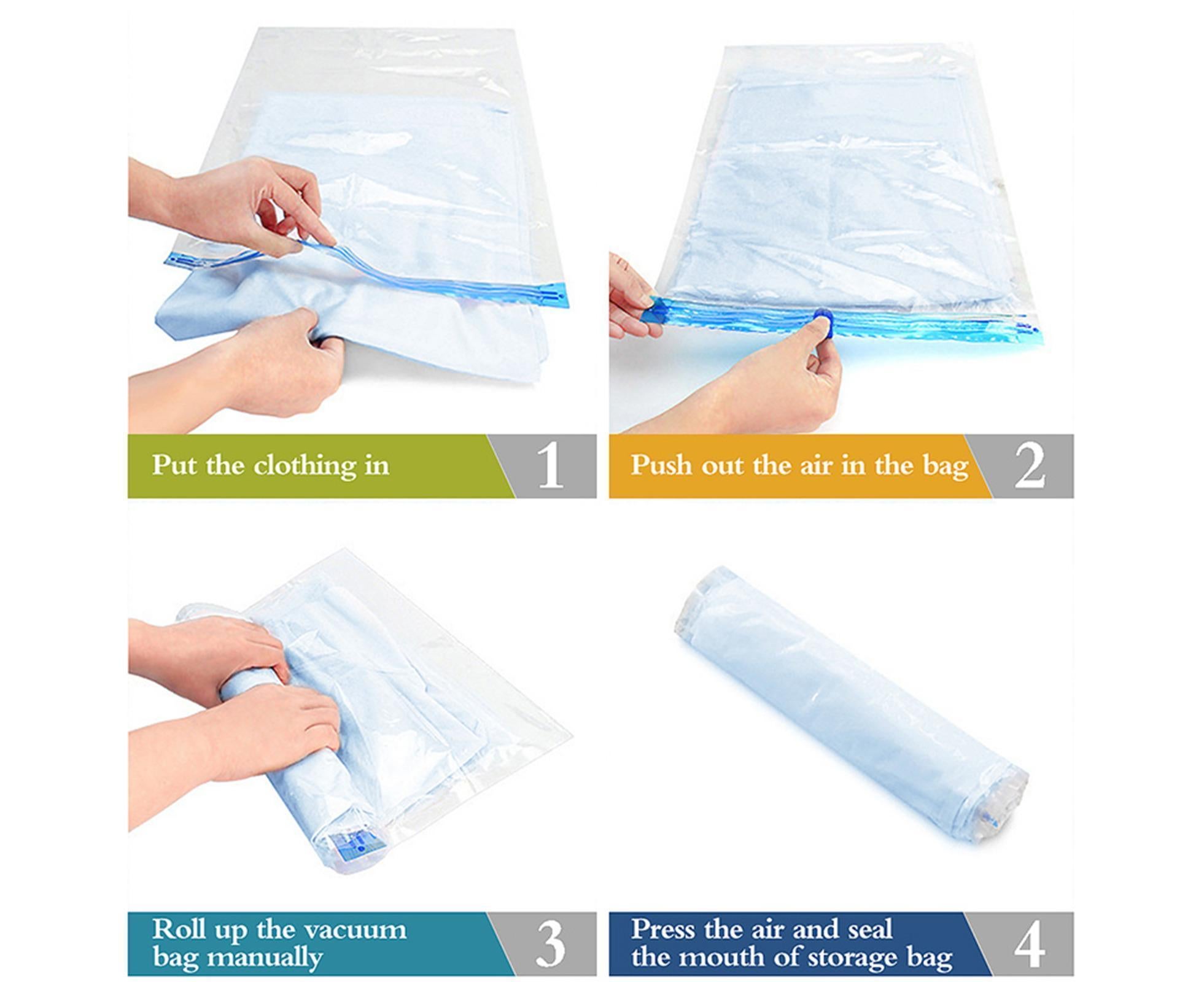 10Travel Compression Bags, Travel Essentials Vacuum Packing Space Saver Bags for Cruise Travel Accessories (10-Travel) — image 5