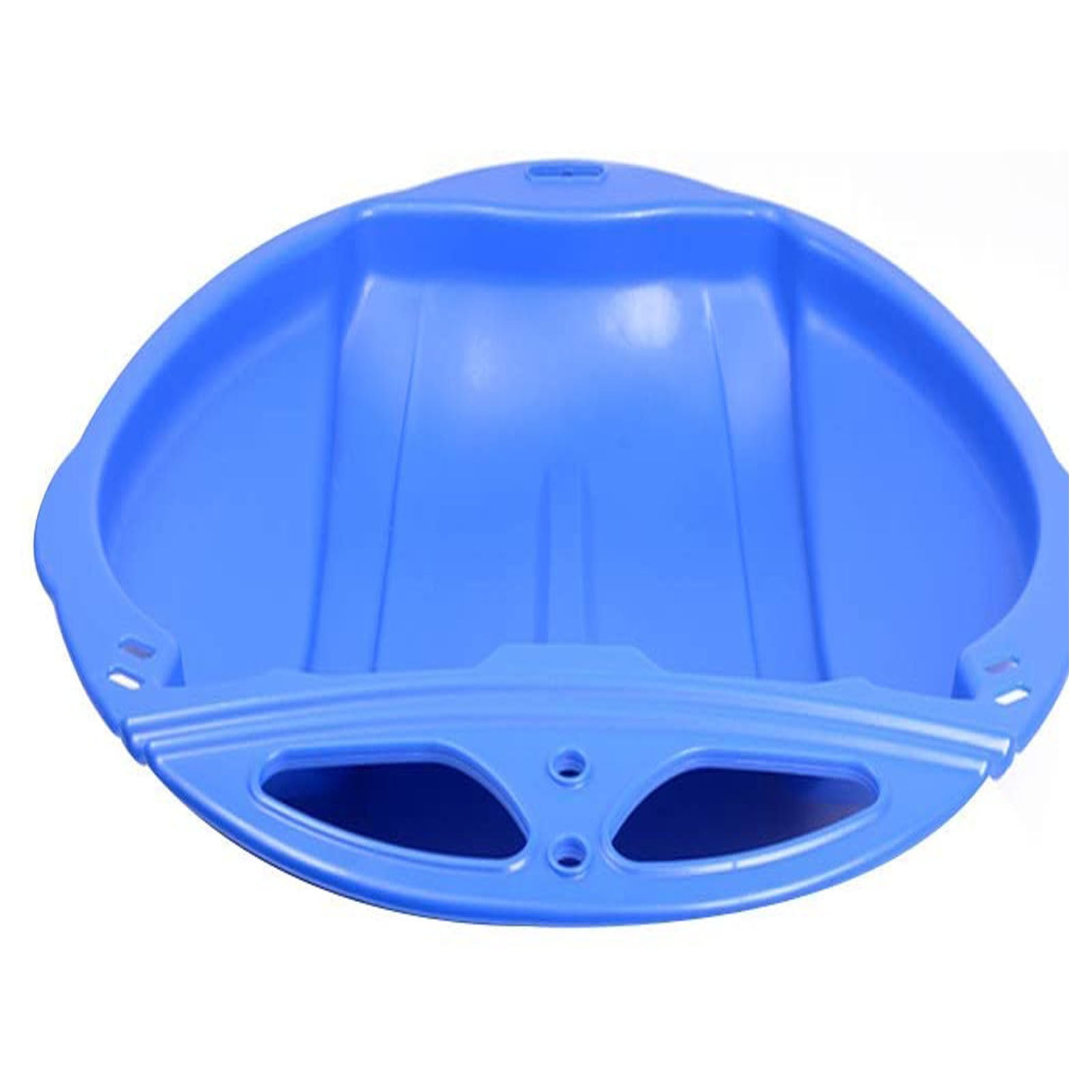 Round Snow Sled Disc for niñas & Adults, Durable PP Plastic Sand Slider & Winter Ski Pad, Non-Slip Design with Deep Seat for Safe Snow, Grass, and Sand — image 2