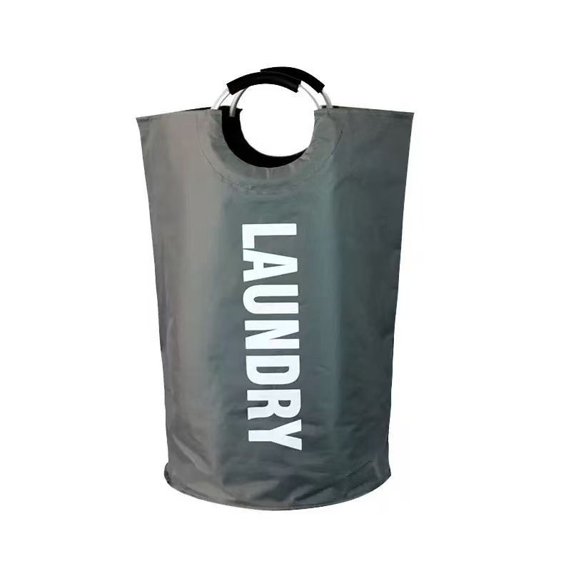 Foldable Laundry Basket 95L Laundry Hamper Laundry Basket With Frame Soft - Deep blue - Size 95L — image 4