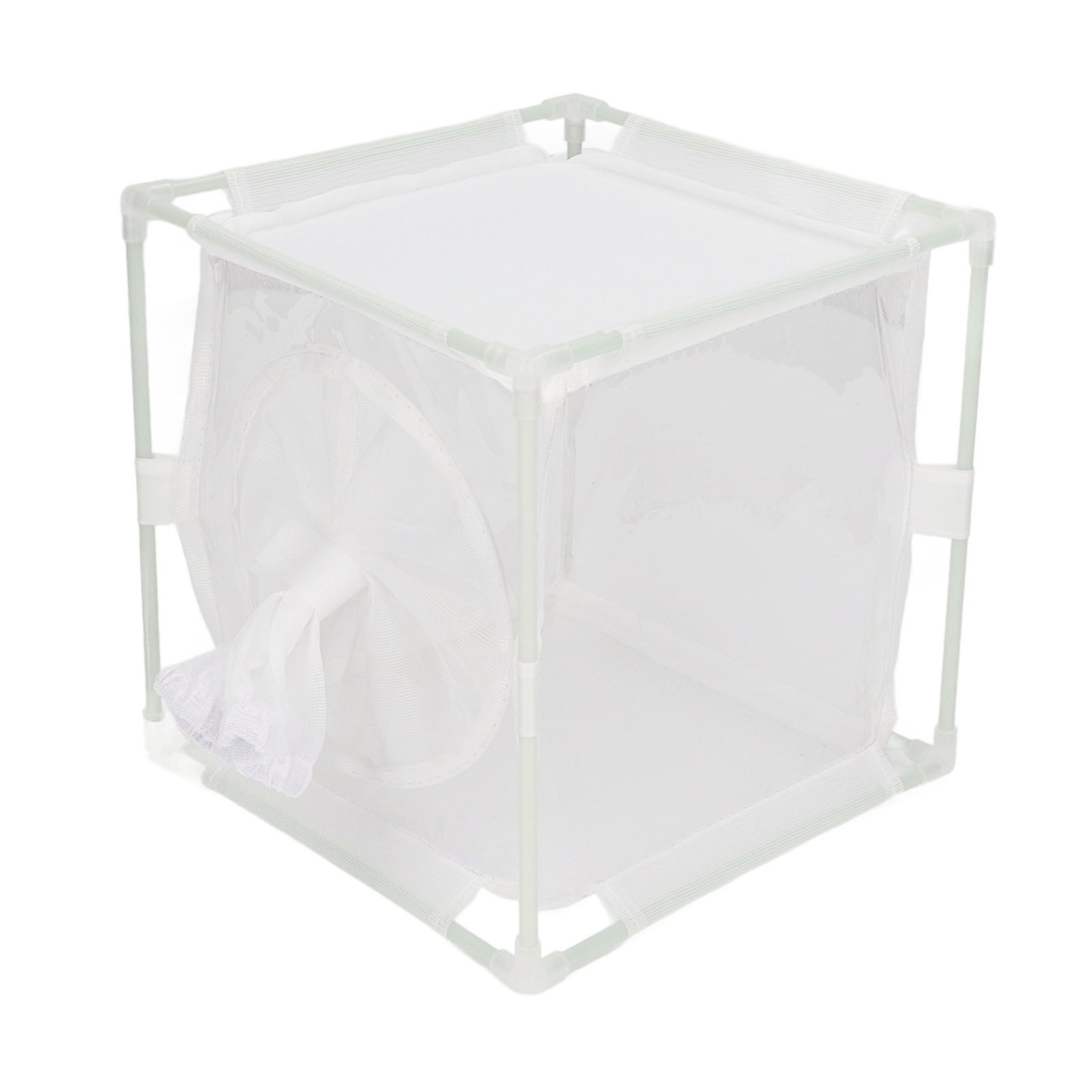 Insect Observation Cage PVC Mesh White Reusable Butterfly Habitat Breeding Incubator Box Sleeve Shaped โ image 4