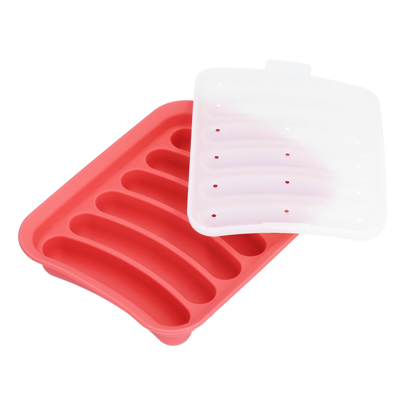 Sausage Mold Food Grade Silicone Nonstick Sausage Maker Molds Homemade Hot Dogs Mold DIY Baking Tools for Home Kitchen Restaurant HotelRed — image 5
