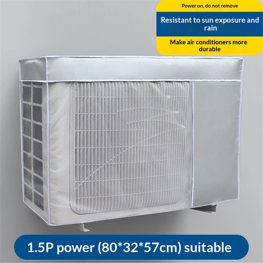 Air Conditioner Covers for Outside Units, 31.5 x 12.6 x 22.4 in Waterproof Dustproof Sun Protection Anti-Snow Air Conditioner Cover Fit for Unit โ image 2