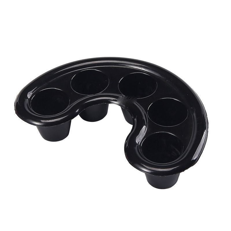2pcs Nail Soak Bowl Set Manicure Tray Acrylic Nail Tools Salon Supplies Press On Nails Art Kit Soaking Dish For Fingertips Spa Pedicure Home Use Black โ image 5