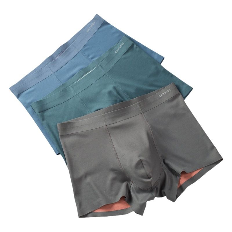 100 Pcs Modal Men Underwear Antibacterial Breathable... Xinghe Silver XL — image 2