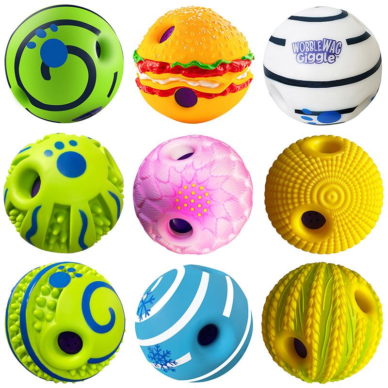 Yinuo Dog Sound Toy Ball PVC Chew Hamburger ball 14CM(opp bag)/20.00 kg-30.00 kg for dogs — image 3