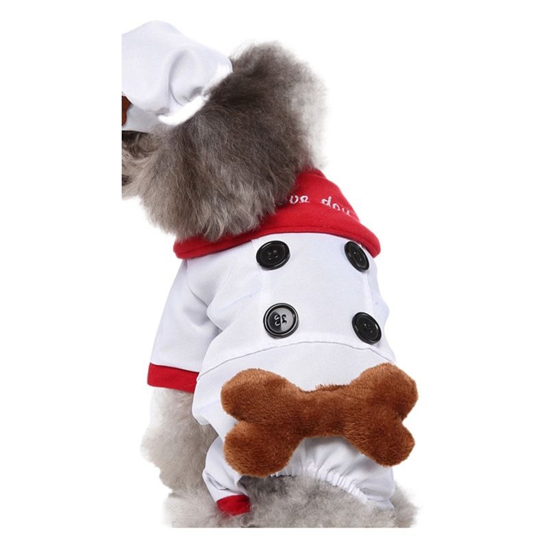 MEIQIPETBABY Dog Costume Polyester Small Breed SDZ135 striped pirates L Size: L; Neck (cm): 32-38; Bust (cm): 44-50; Back length (cm): 31-35; Recommended pet โ image 2