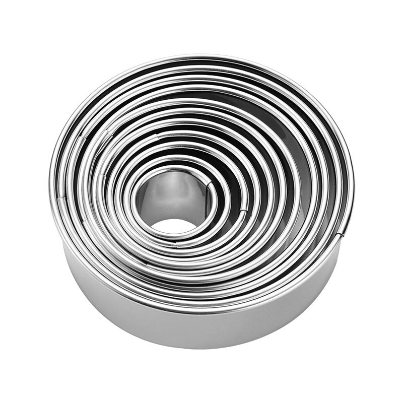 11 PCS Biscuit Cutter Set Multifunctional Stainless Steel Cookie Cutters DIY Fondant Cake Decoration Molds — image 4