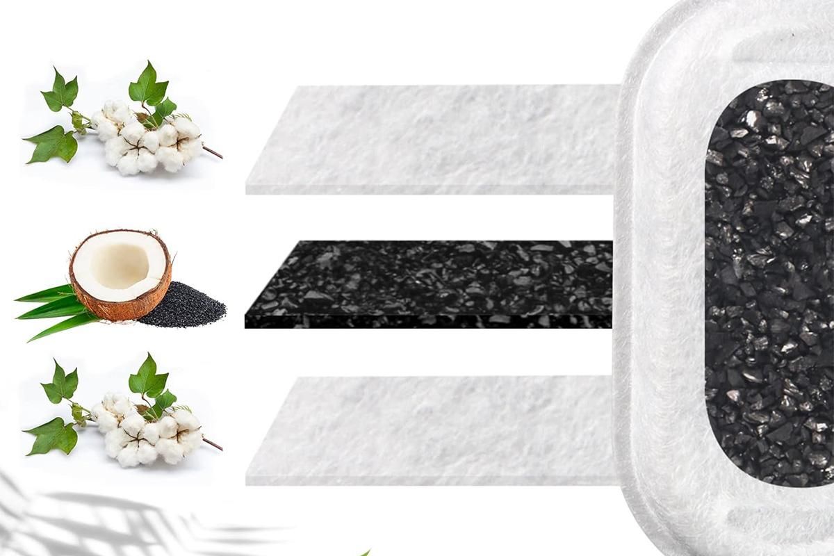 12 Sets Carbon Filters Water Fountain Replacement for Pet Dog Cat Water Drinking — image 4