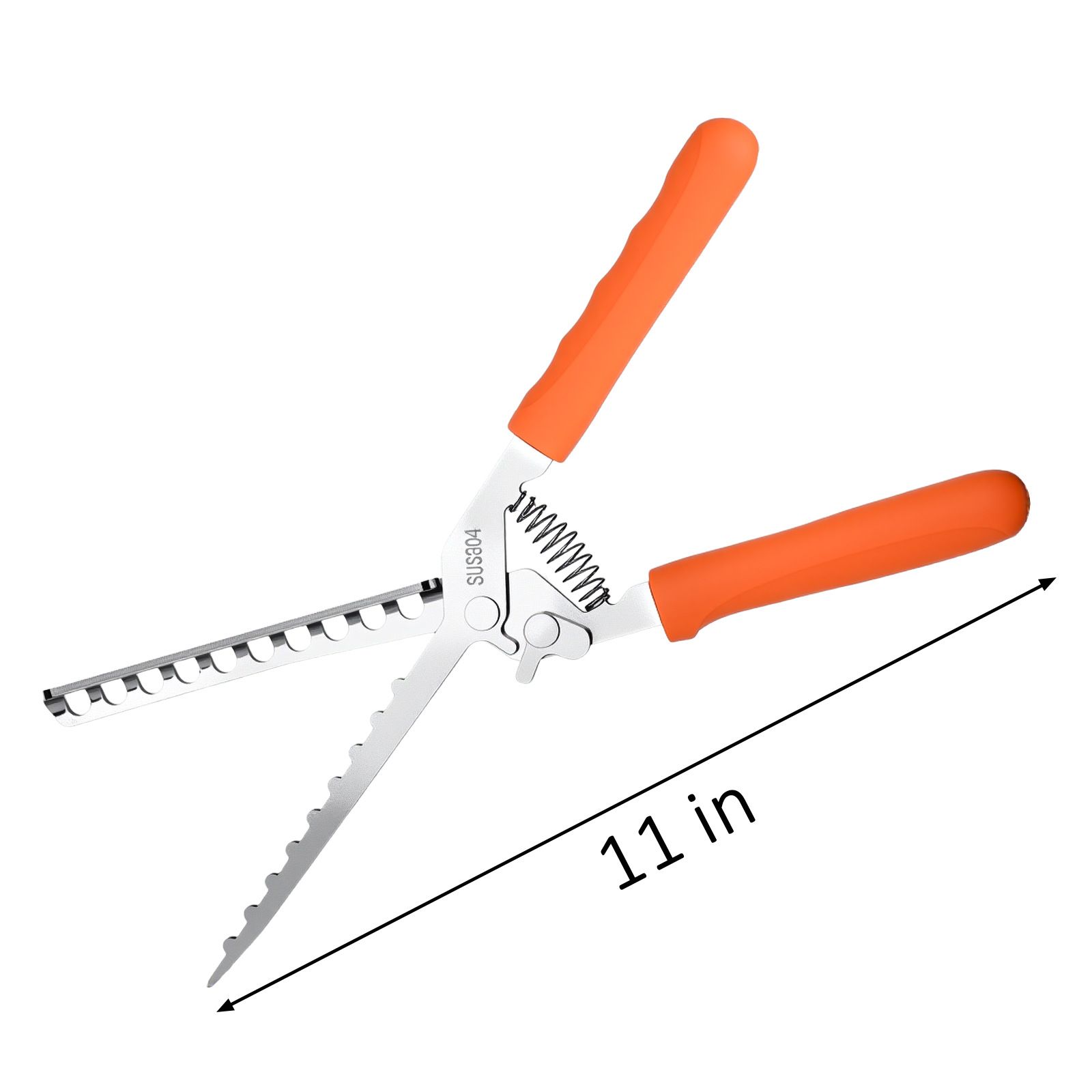 Rib Membrane Removal Tool - High Duty Premium Stainless Steel BBQ Prep Kit for Effortless Grilling, Membrane Remover for Ribs(orange) — image 2