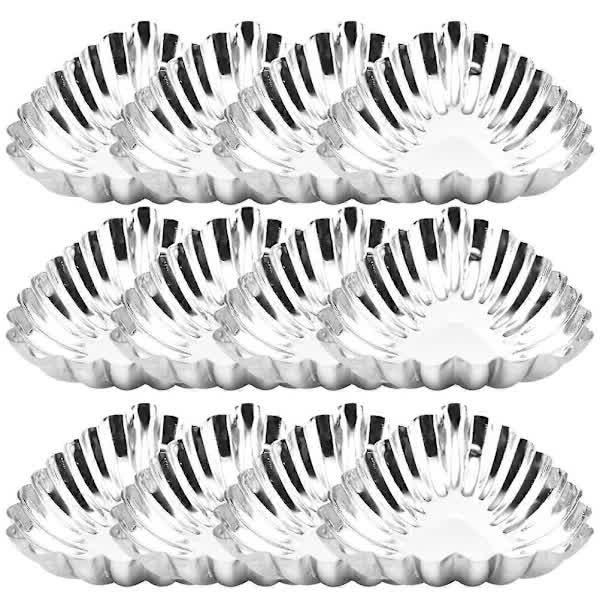 Stainless Steel Egg Molds 20 Pcs, Decorative Baking Molds, Muffin Molds, Kitchen Baking Tools โ image 2