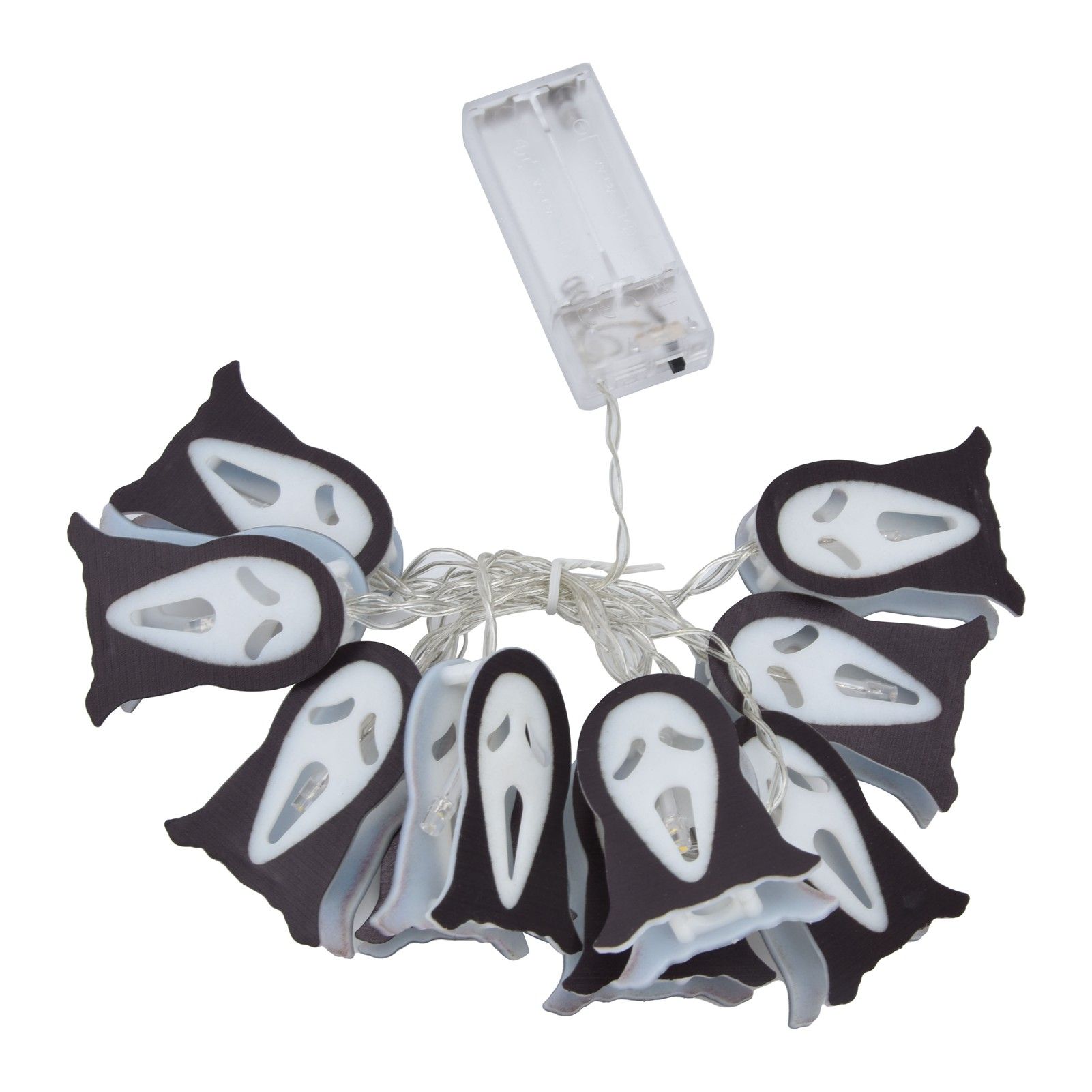 Halloween Ghosts String Lights 10LED String Light for Outdoor Indoor Holiday Decoration Battery Operated โ image 4