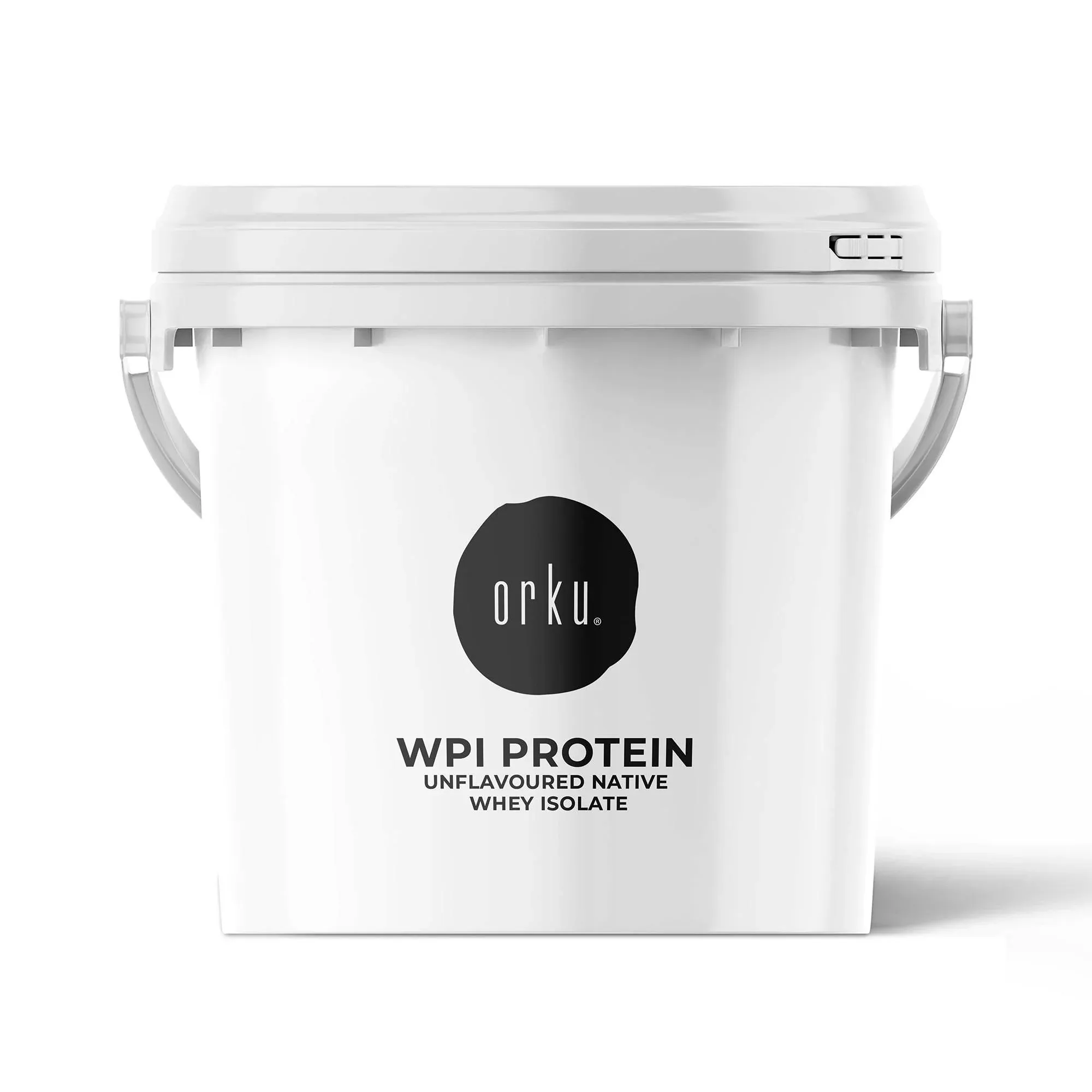 Orku 2Kg Whey Protein Isolate Powder WPI 90% Unflavoured Native Tub