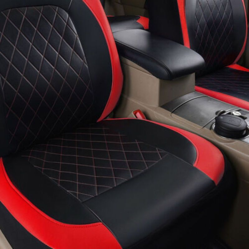 Full Set Car Seat Covers, Premium Waterproof PU Leather Cushion Protectors, Split Front and Rear Bench Seat, Breathable Auto Accessories, Universal Fit for — image 2