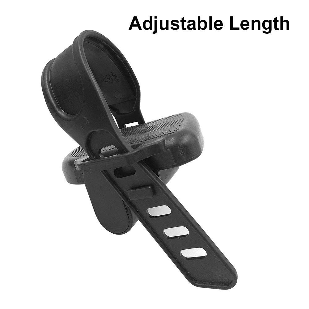 Exercise Bike Pedal Straps, Heavy Duty Adjustable Length Universal Pedal Strap Fits Most Bike Pedals Exercise Bike Bicycle Cycle — image 2