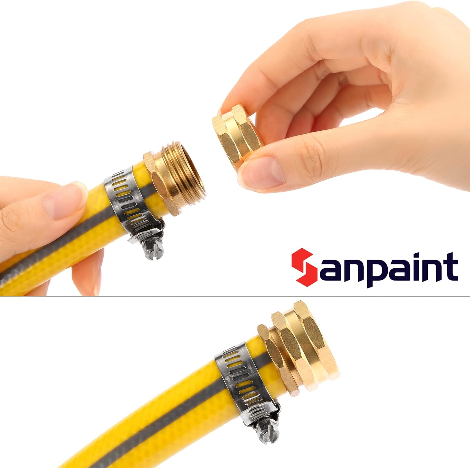 2 Pack Garden Hose End Caps with Washers, Brass Spigot Cap, 3/4" Female End Cap โ image 6