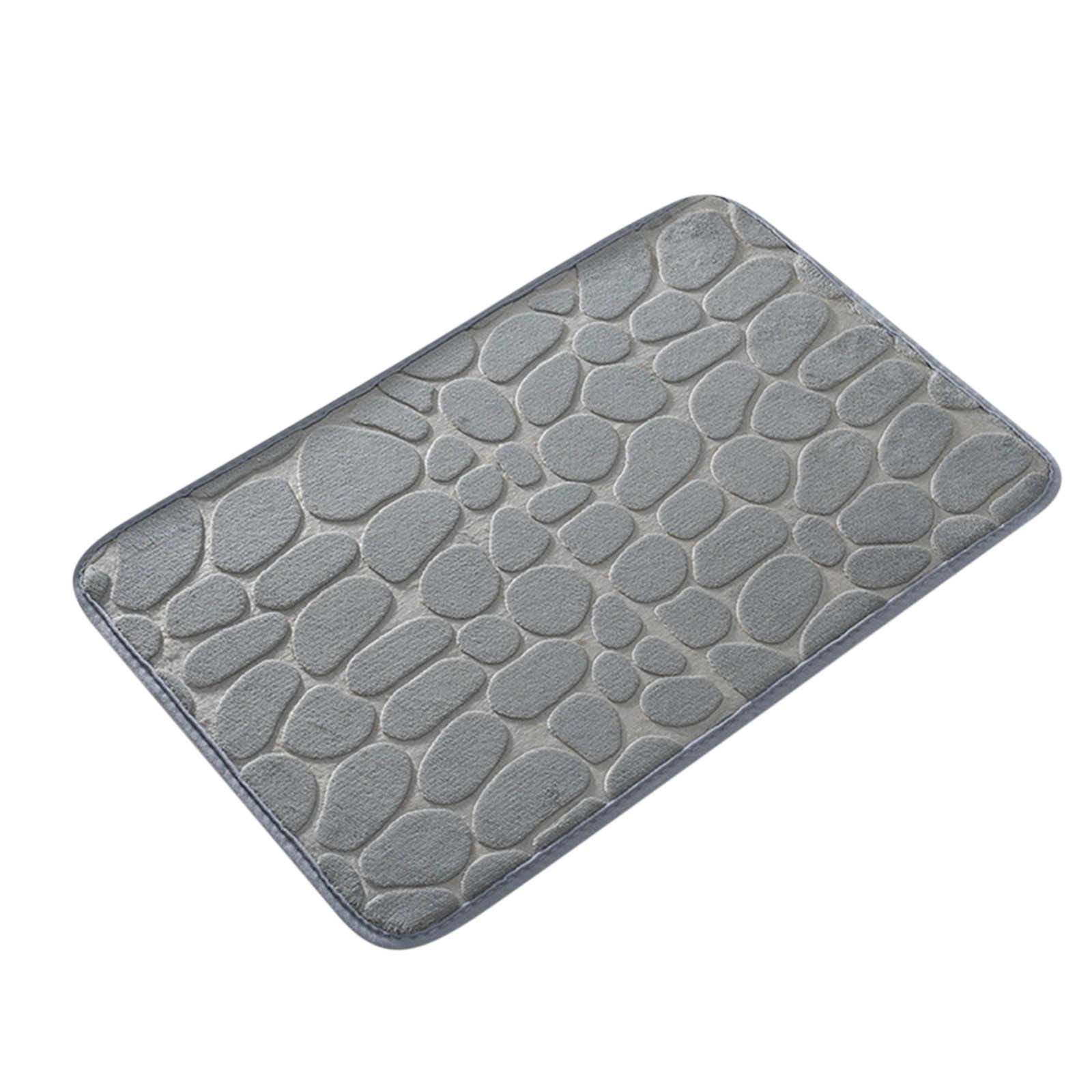 Bathroom Rugs - Ultra Absorbent Non-Slip Floor Bath Mat, Super Soft Shower Mat for Bath Tub, Machine Washable 16 × 24" (Brown) #B-Gray — image 6
