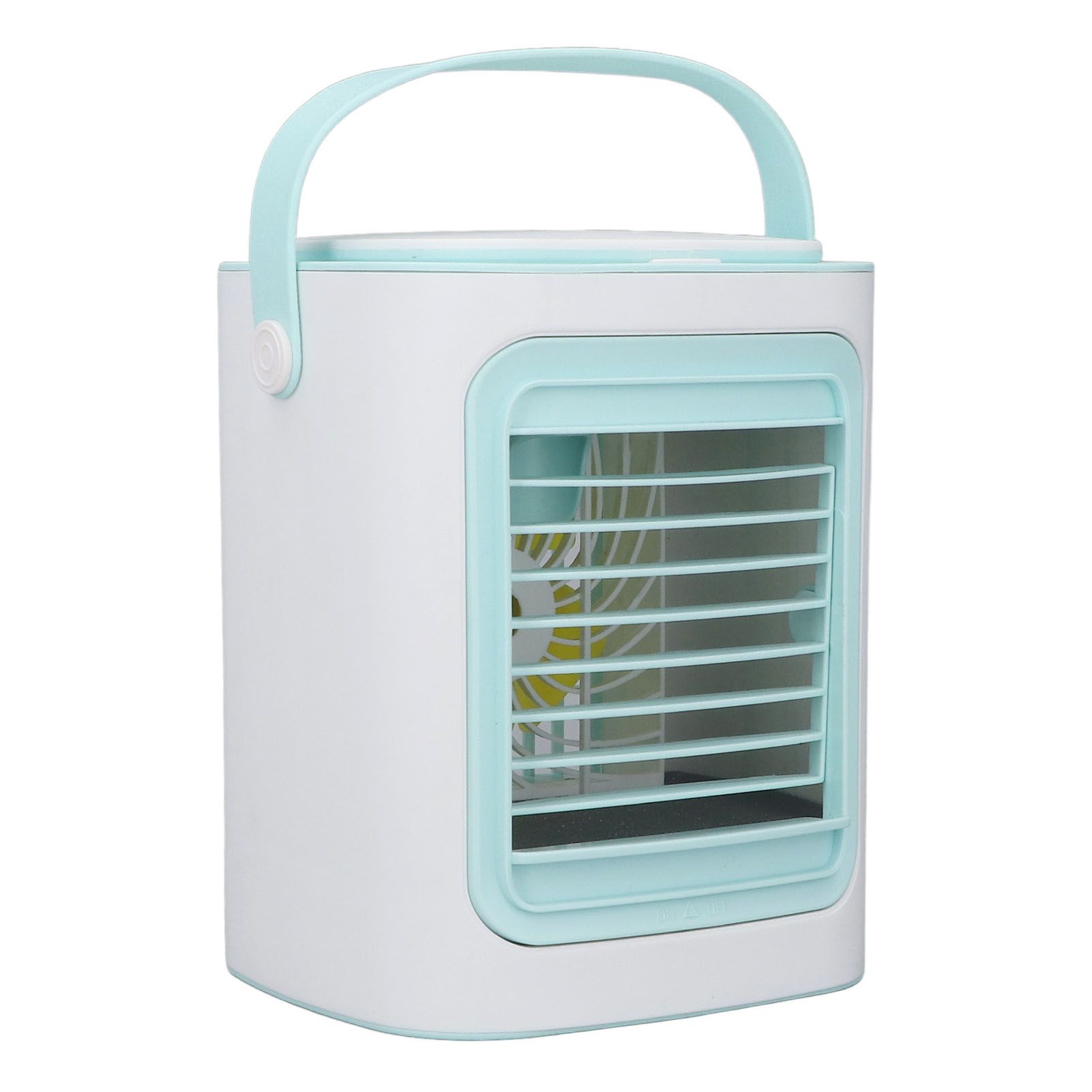 Table Air Cooler Humidification 3 Gear Adjustable Portable Strong Wind USB Port Charging Air Conditioner Fan for Home — image 3