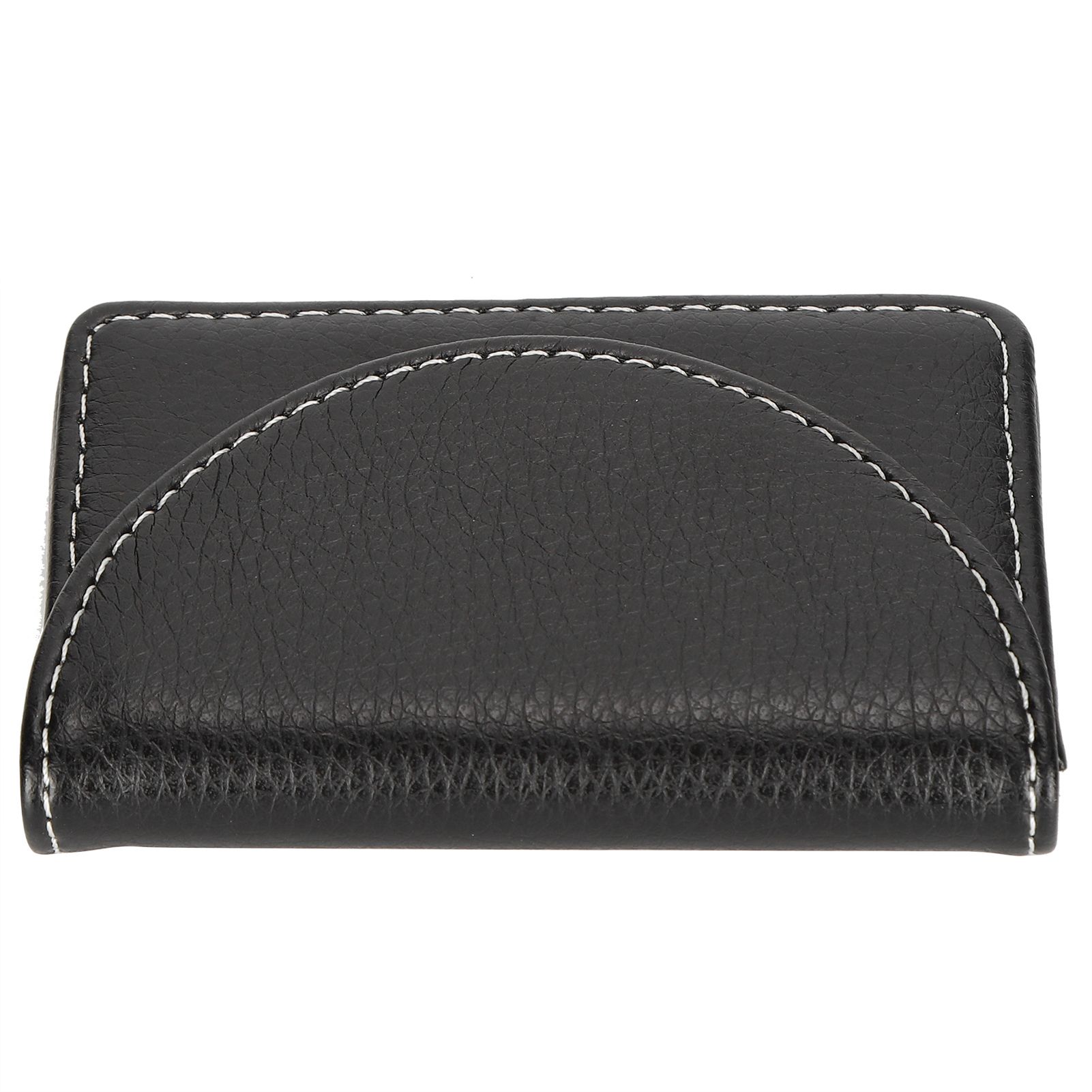 Business Name Card Case PU Leather Holder Organizer Gifts for Traveling BusinessBlack 033# β image 5