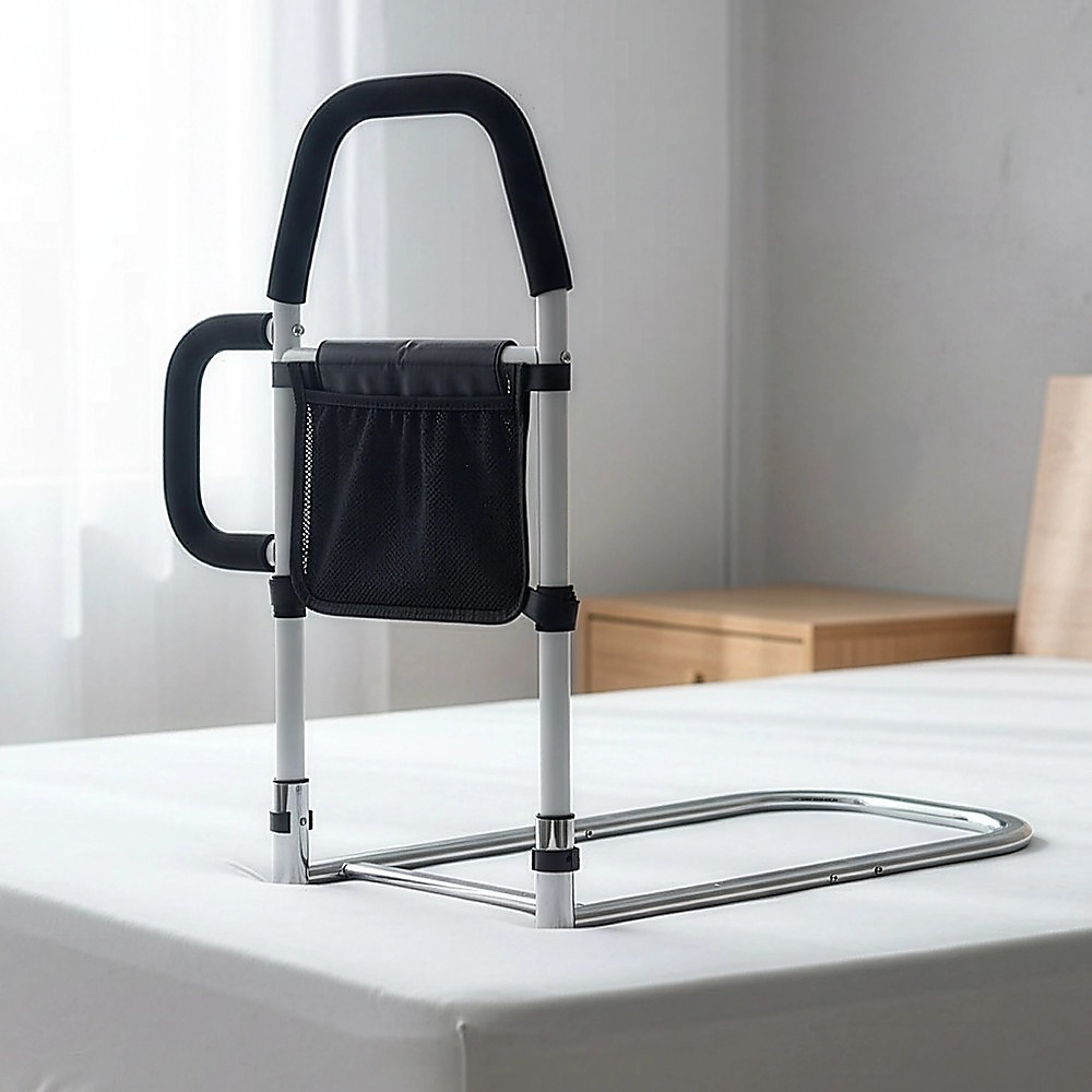 Adjustable Bed Rail โ Bedside Handle with Storage Pocket & Safety Strap โ image 2