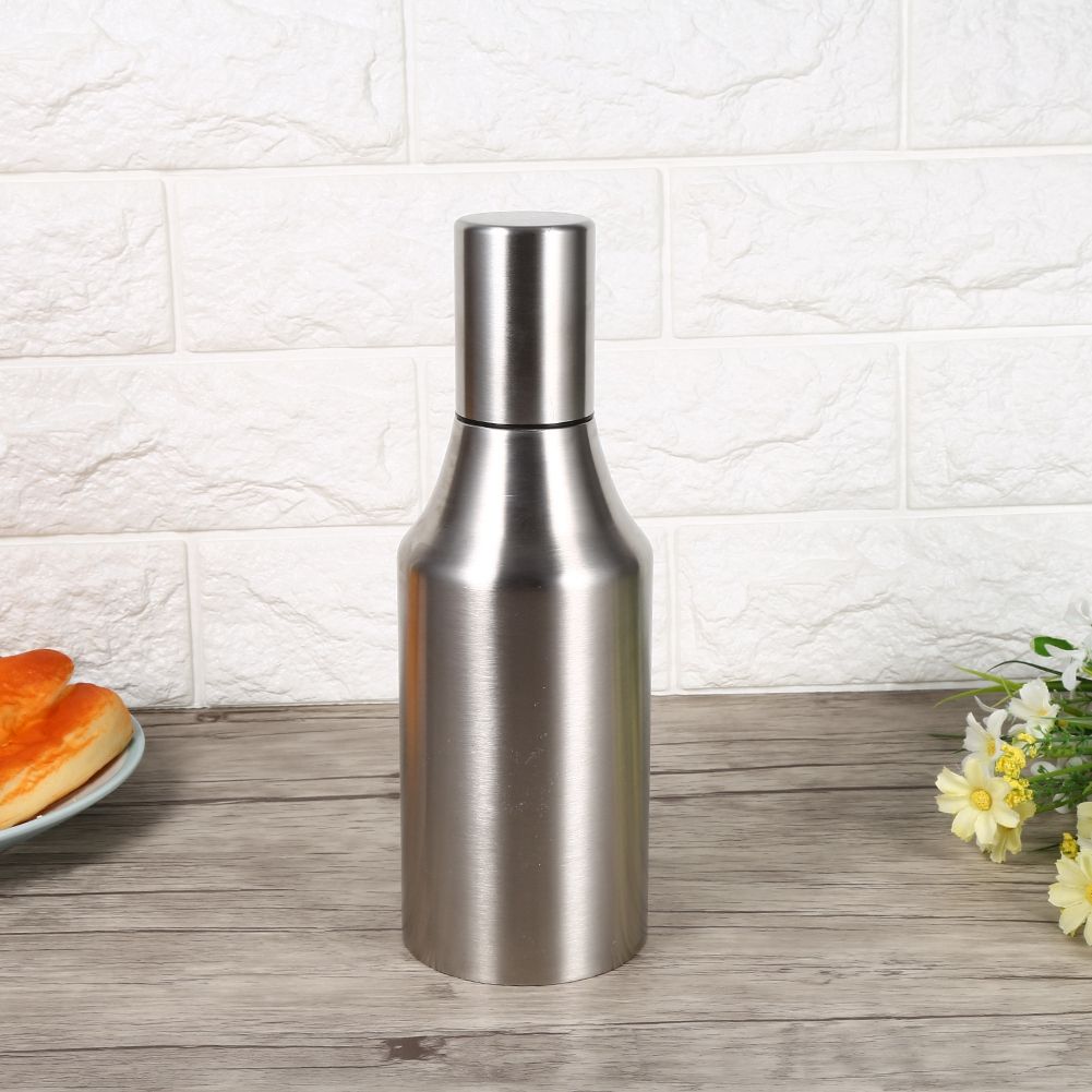 Practical Stainless Steel Oil Pot Can Drizzling Vinegar Dispenser Kitchen Supplies(1000ml) โ image 4