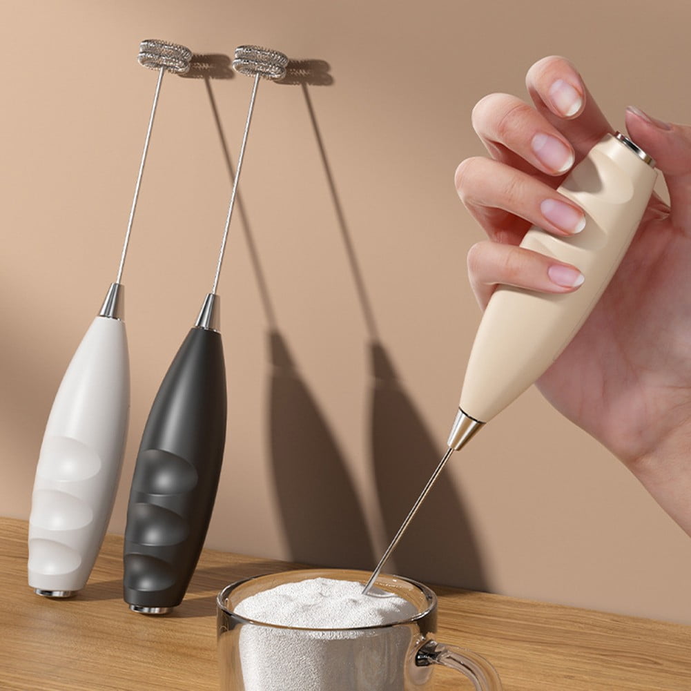 Portable Electric Milk Frother, Handheld Coffee Foam Maker for Lattes, Cappuccino, Hot Chocolate and Everyday Home Use, Black โ image 3