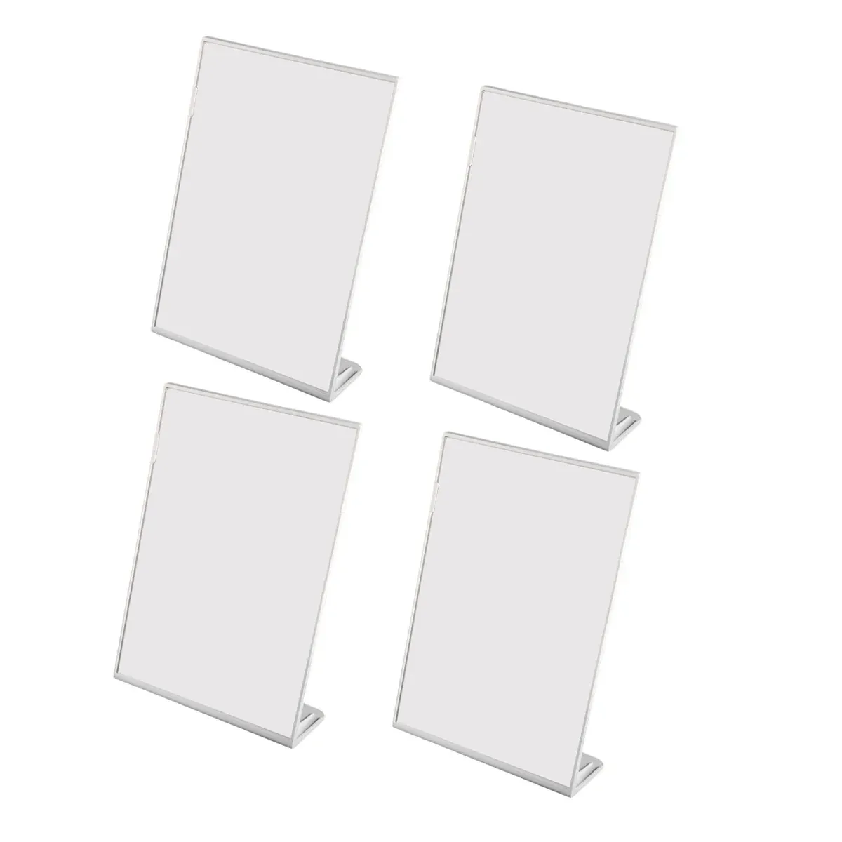 4PCS A4 Desktop Display Stand Holder 21.7x31cm Durable for Menu Price Sign Card โ image 2