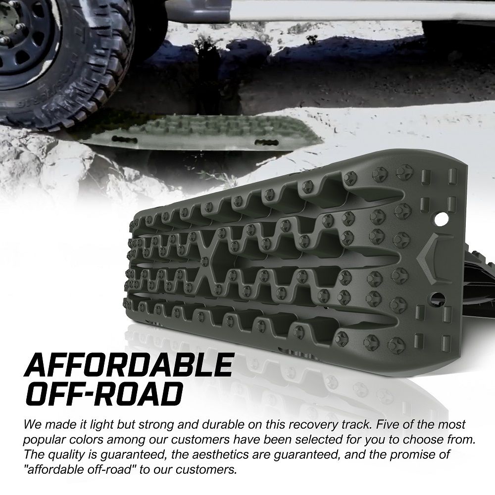 X-BULL Recovery tracks Sand tracks KIT Carry bag mounting pin Sand/Snow/Mud 10T 4WD-OLIVE Gen3.0 — image 5