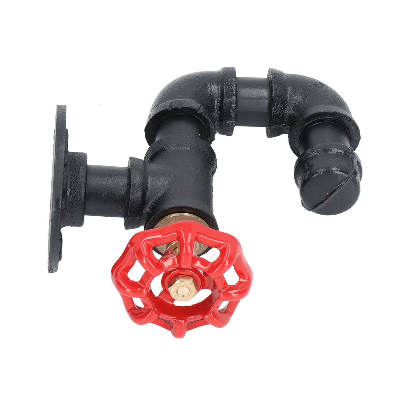 Industrial Pipe Coat Hook Rack Heavy Duty Rustic Hat Robe Towel Wall Mounted Holder Hanger Type B — image 3