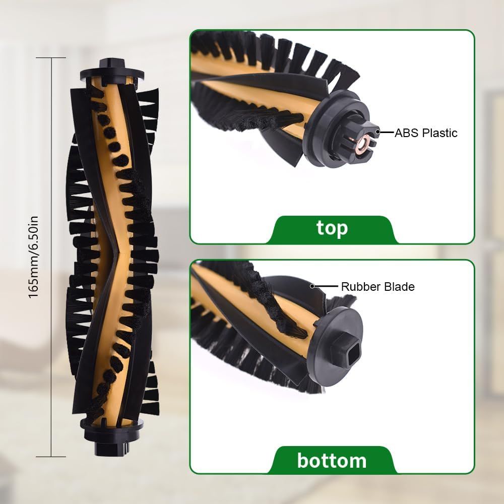 Brush Rollers Replacement Compatible with Ecovacs Deebot N79S N79 DN622 DN622.11 DN622.31 N79W N79se and Deebot 500 DC3G Robotic Vacuum Cleaners, 3-Pack — image 2