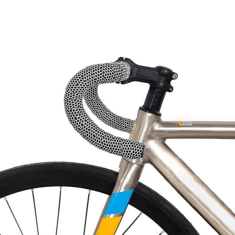 2X Thick Bicycle Handlebar Tape Bar Drop Wrap Mtb Road Bike Anti-Slip Punch - Red โ image 5