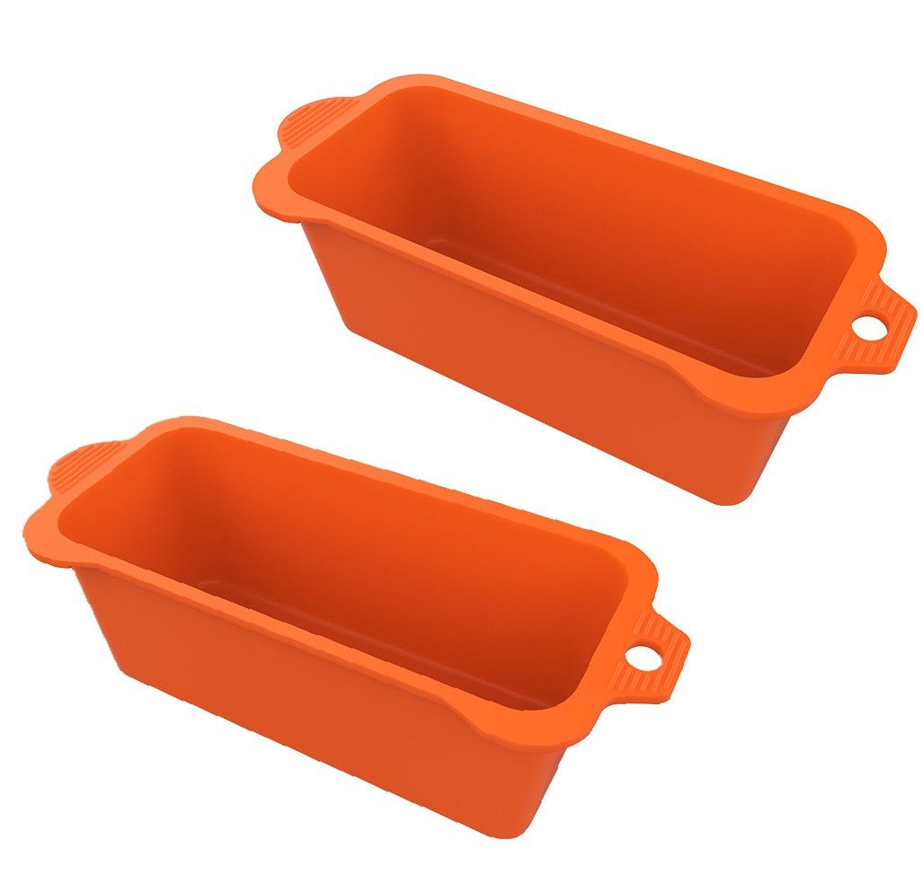 2 Pack Reusable Silicone Grease Cup Liners, Heat Resistant Drip Tray Inserts for 17, 22, 28 and 36 Inch Griddles, Orange