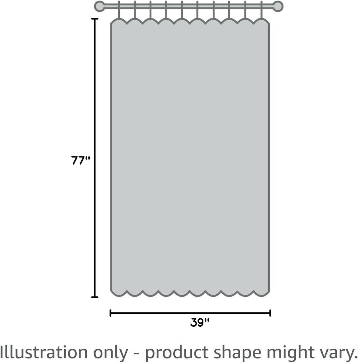 99*199 cm - Fly curtain - Screen door - Door curtain - Window decoration - with tassels - wardrobe curtain - door cord - curtains - mosquito net - for doorway โ image 4
