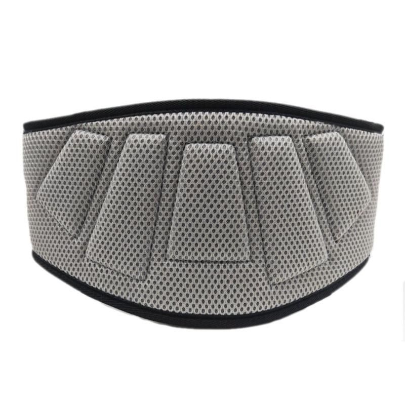 Weightlifting Belt for Men and Women Gray Adjustable Gym Training Powerlifting Back Support Belt Gray L — image 2
