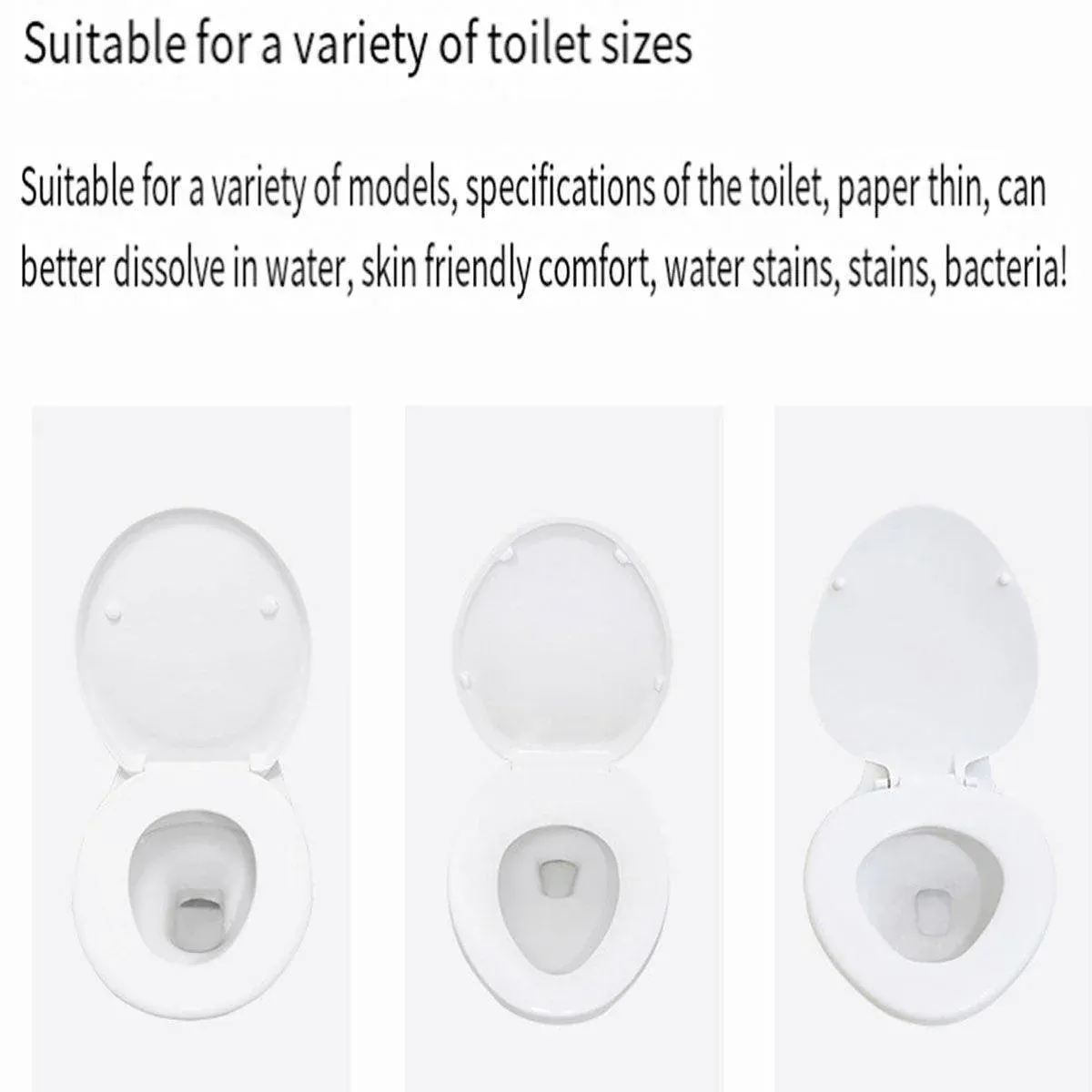 2PCS Travel Disposable Toilet Seat Covers Soluble Paper For Hotel Household Use โ image 5