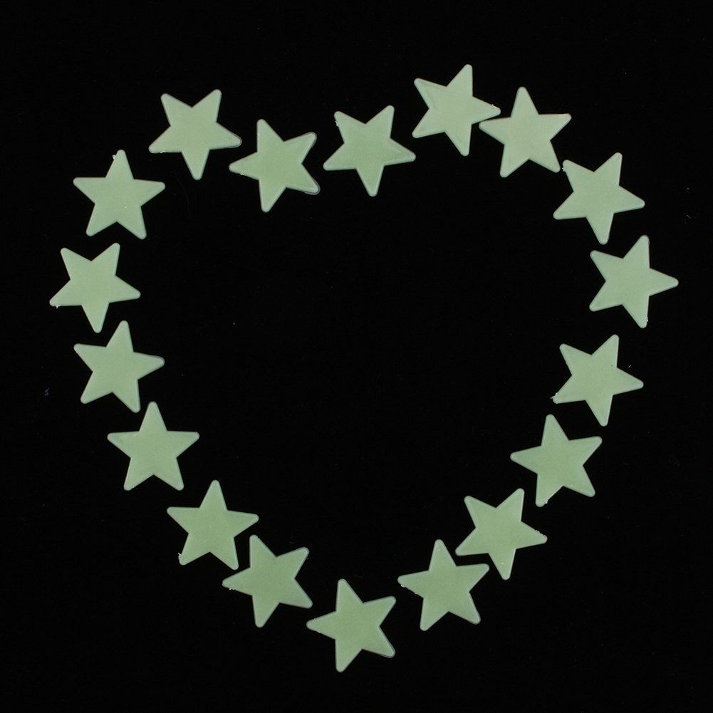 100pcs 3D Wall Glow In The Dark Star Stickers Decal In Baby Kid Nursery Bedroom โ image 4