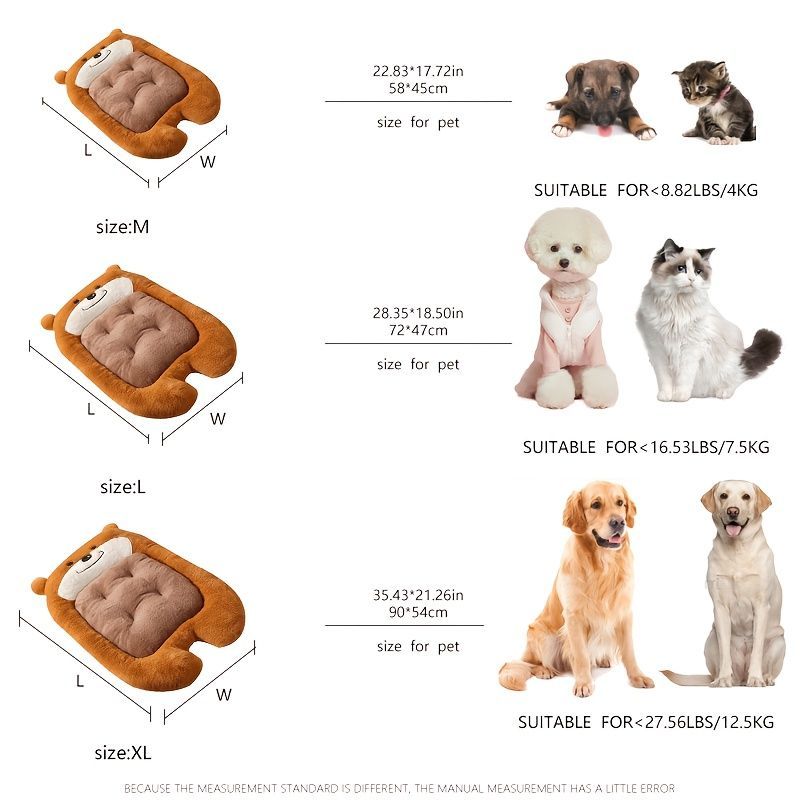 bear shaped dog bed — image 2