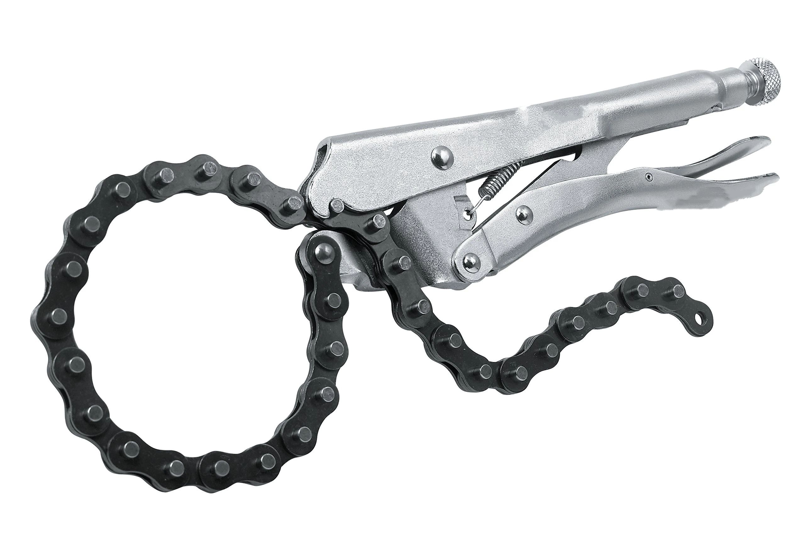 Locking Chain Clamp, Locking Chain Pliers with 80cm Chain, Quick Release,Heavy Duty Chain Vise Grip, Locking Chian Pliers Chain Vise Wrench for Any Shaped — image 4
