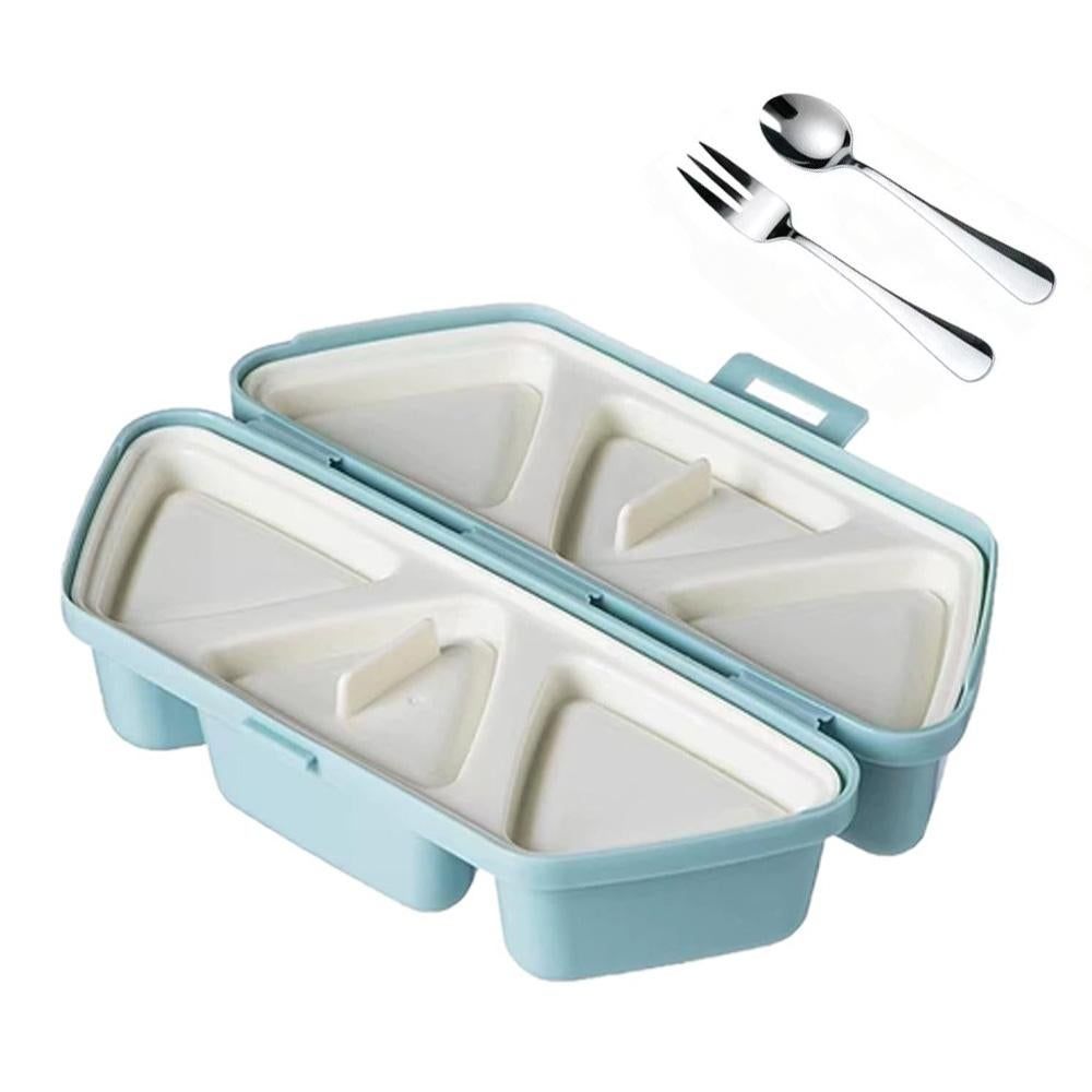 Foldable Japanese Rice Ball Mold Bento Maker Set with Spoon and Fork โ image 4