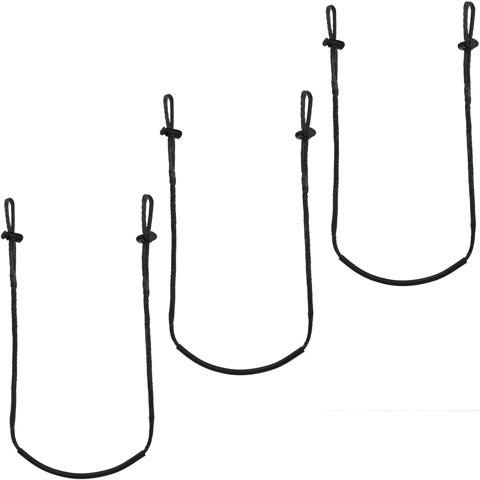 Climbing Stick Aider for Hunting, Daisy Chain Single Step Aider, Hand-Braided Lightweight Rope Ladder Tree Stand Step 3pcs