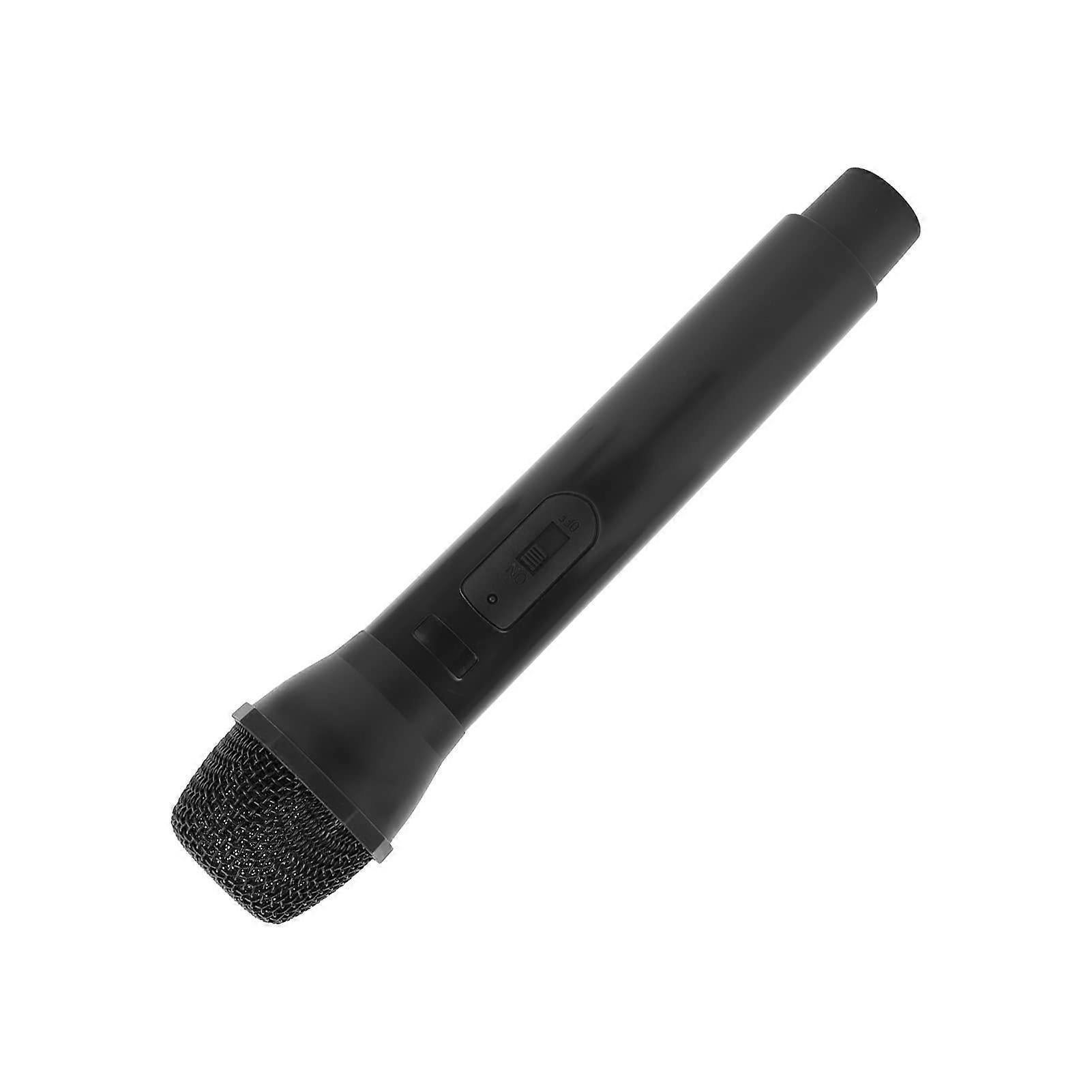 Prop Microphone - Black Plastic Fake Karaoke Mic for Stage or Party Use — image 5