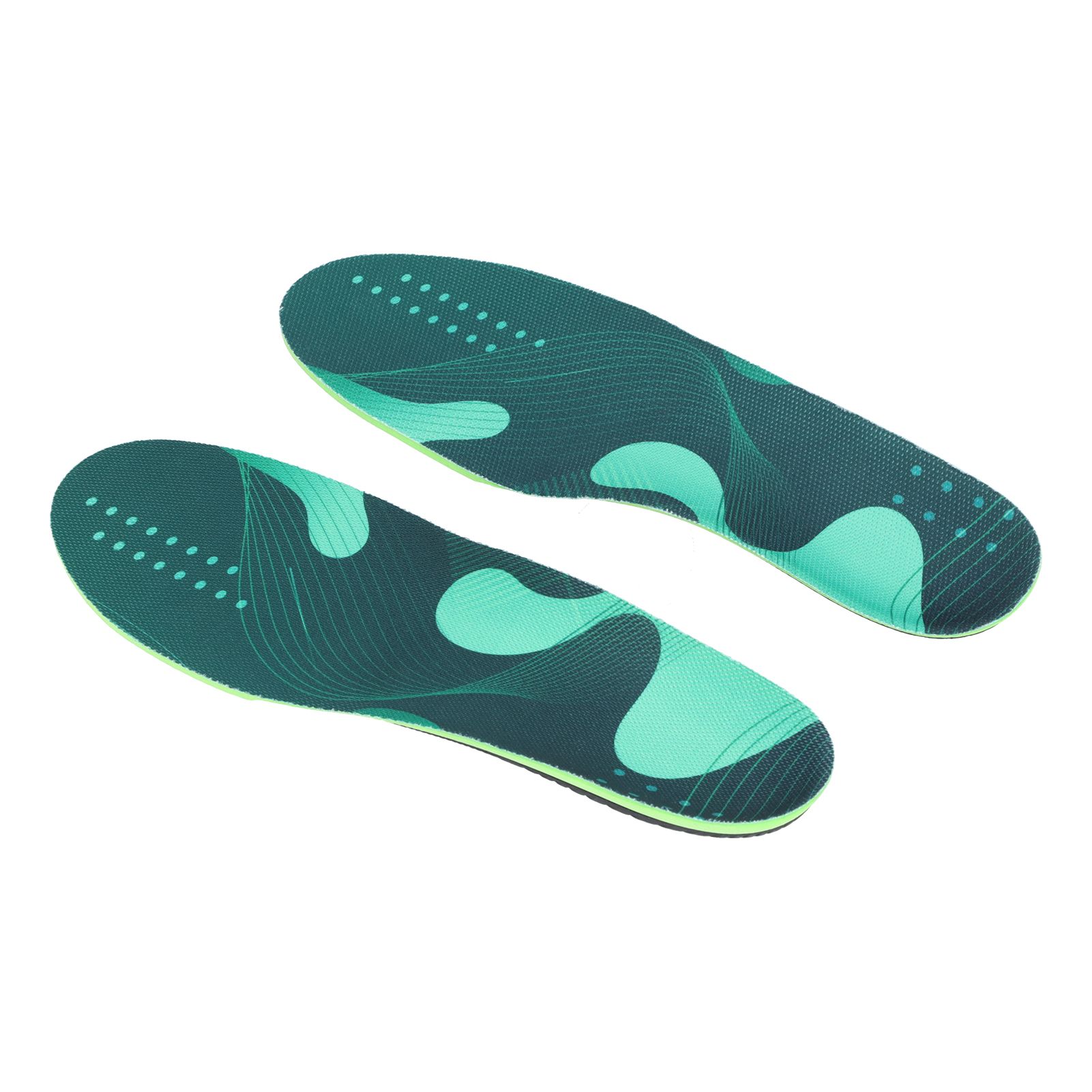 1 Pair Unisex Insole Breathable Elastic Shock Absorbing Foot Arch Support Orthopedic Shoe Pads L 44-47 โ image 3
